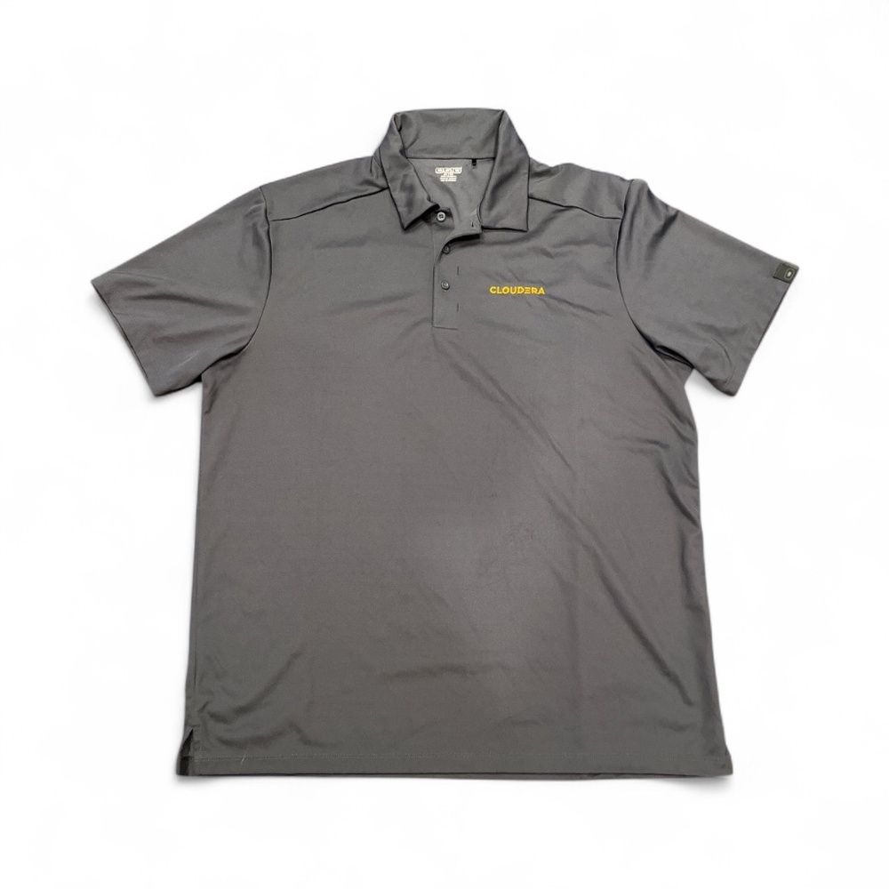 NEW Ogio Men’s Diesel Gray Polyester Polo Shirt 2XL